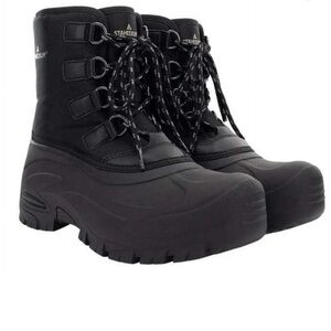 Staheekum Men's Size 12 Snow Boots Cold Rated -20, Black